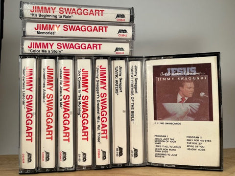 JIMMY SWAGGART - 11 cassette tapes - CASSETTE SET