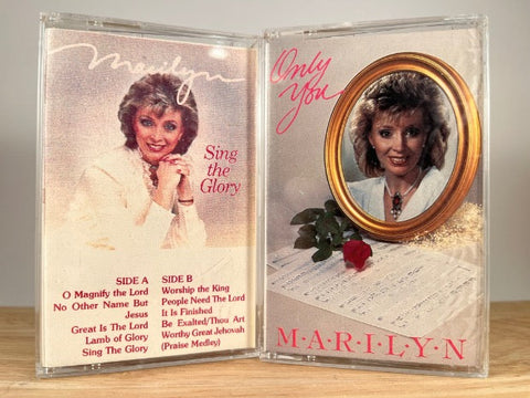 MARILYN - sing the glory and only you - CASSETTE SET