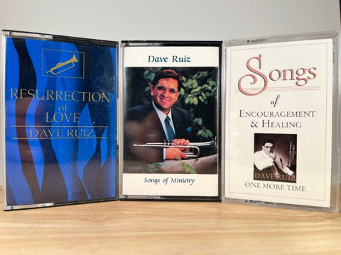 DAVE RUIZ - various 3 cassette tapes - CASSETTE SET