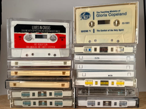 LOT OF 14 RELIGIOUS TAPES - various artists - CASSETTE SET