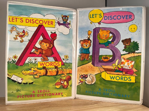 A TROLL PICTURE DICTIONARY - lets discover a and b words - CASSETTE SET