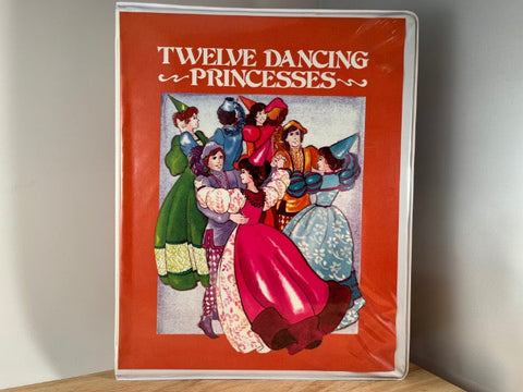 TWELVE DANCING PRINCESSES - troll associates read along - CASSETTE SET