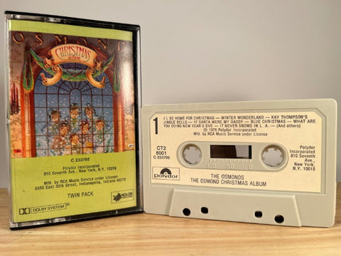 THE OSMONDS - the osmonds Christmas album - CASSETTE TAPE