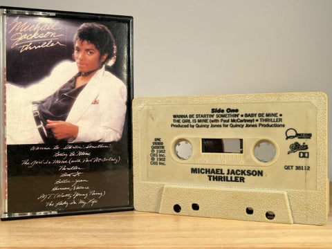 MICHAEL JACKSON - thriller - CASSETTE TAPE