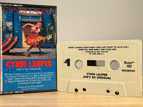CYNDI LAUPER - she’s so unusual - CASSETTE TAPE