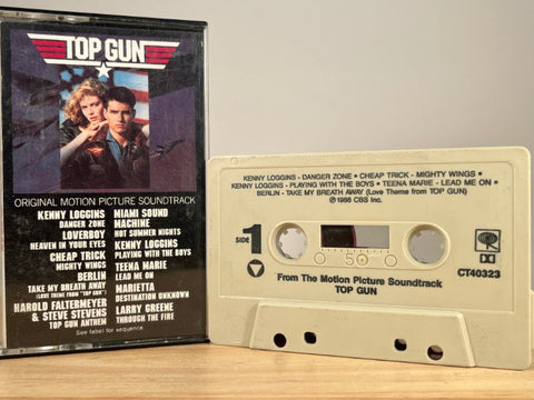 TOP GUN - soundtrack - CASSETTE TAPE