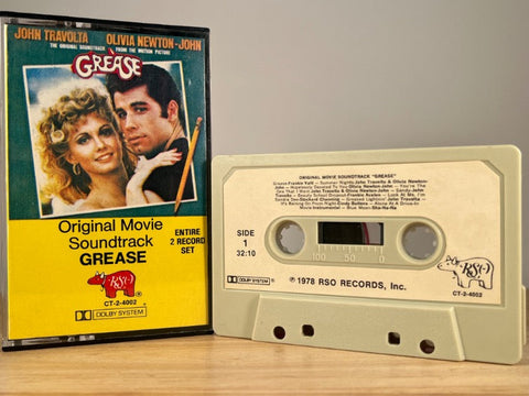 GREASE - soundtrack - CASSETTE TAPE