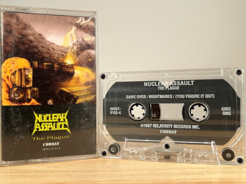 NUCLEAR ASSAULT - the plague - CASSETTE TAPE