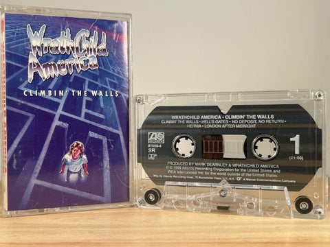 WRATHCHILD AMERICA - climbin the walls - CASSETTE TAPE