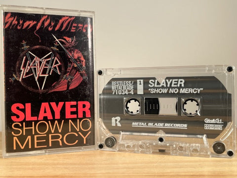 SLAYER - show no mercy - CASSETTE TAPE
