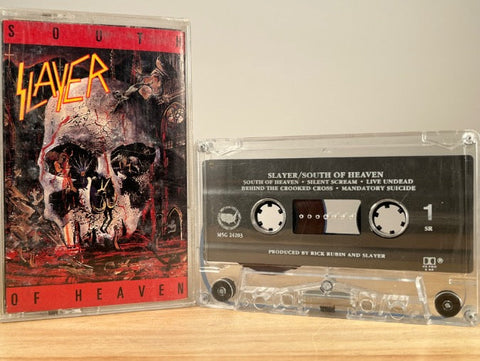 SLAYER - south of heaven - CASSETTE TAPE