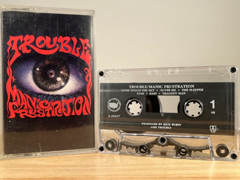 TROUBLE - manic frustration - CASSETTE TAPE