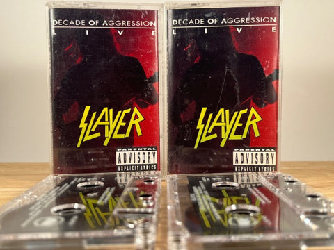 SLAYER - decade of aggression live [double album] - CASSETTE TAPE