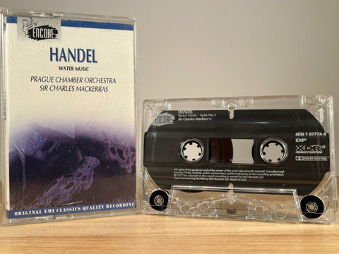 HANDEL - water music - CASSETTE TAPE