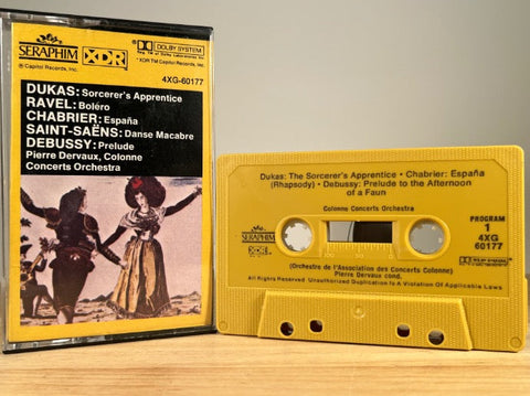DUKAS | RAVEL | CHABRIER /// - CASSETTE TAPE