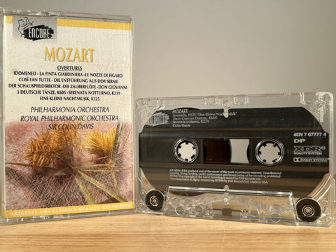 MOZART - overtures - CASSETTE TAPE