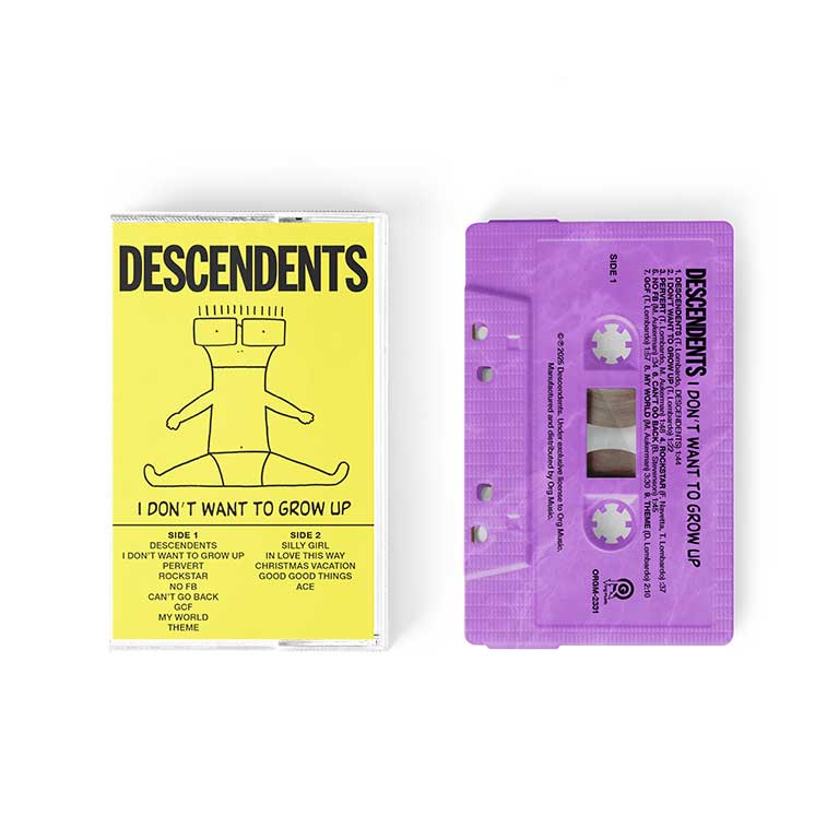DESCENDENTS - I Don't Want to Grow Up - BRAND NEW CASSETTE TAPE [pre-order]