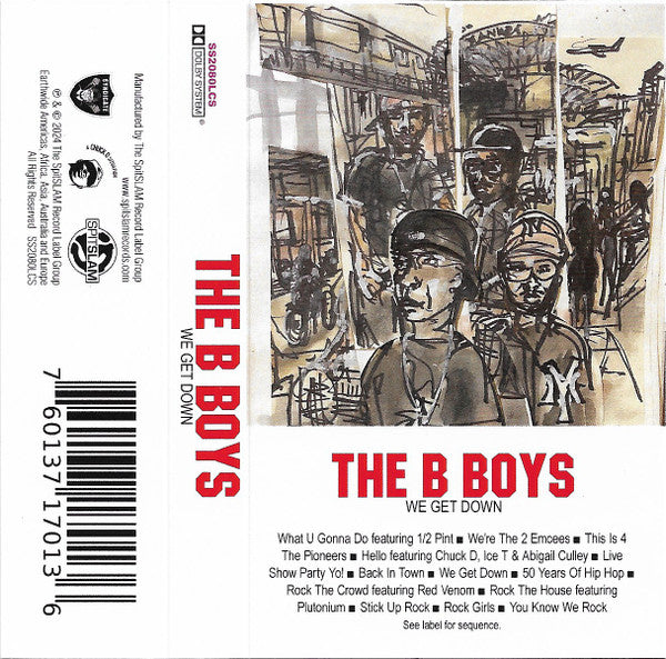 B Boys - We Get Down - BRAND NEW CASSETTE TAPE