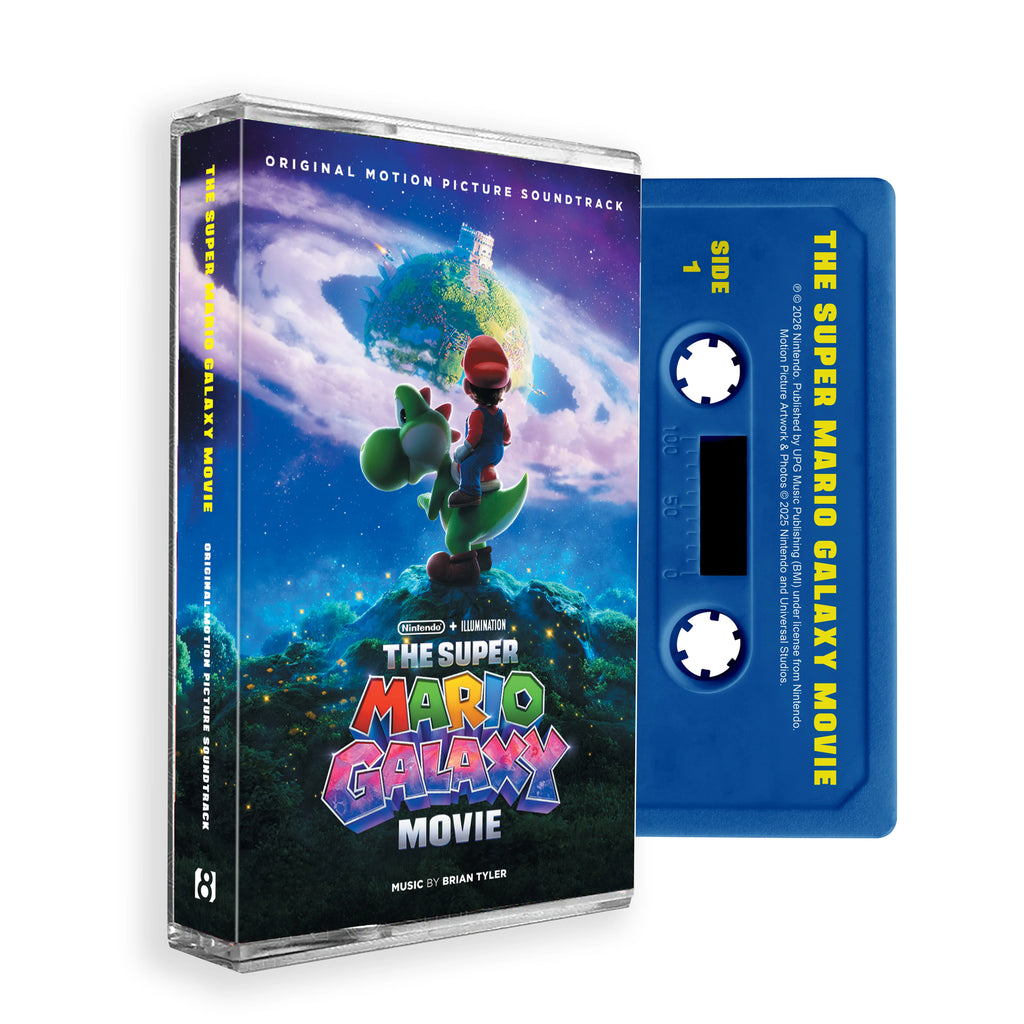 THE SUPER MARIO GALAXY MOVIE - soundtrack - BRAND NEW CASSETTE TAPE