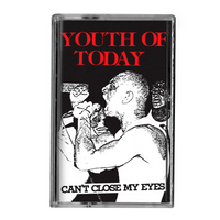 YOUTH OF TODAY - can't close my eyes - BRAND NEW CASSETTE TAPE