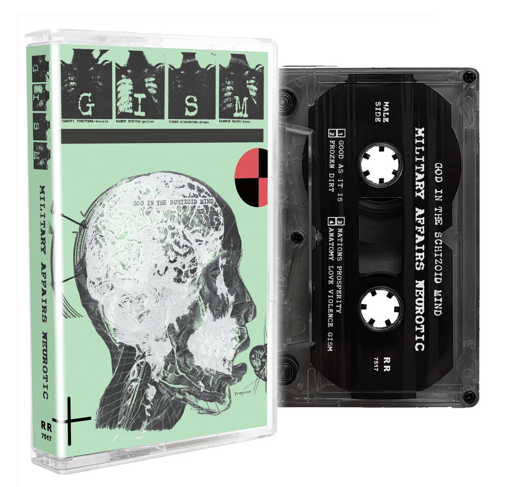 GISM - military affairs neurotic - BRAND NEW CASSETTE TAPE