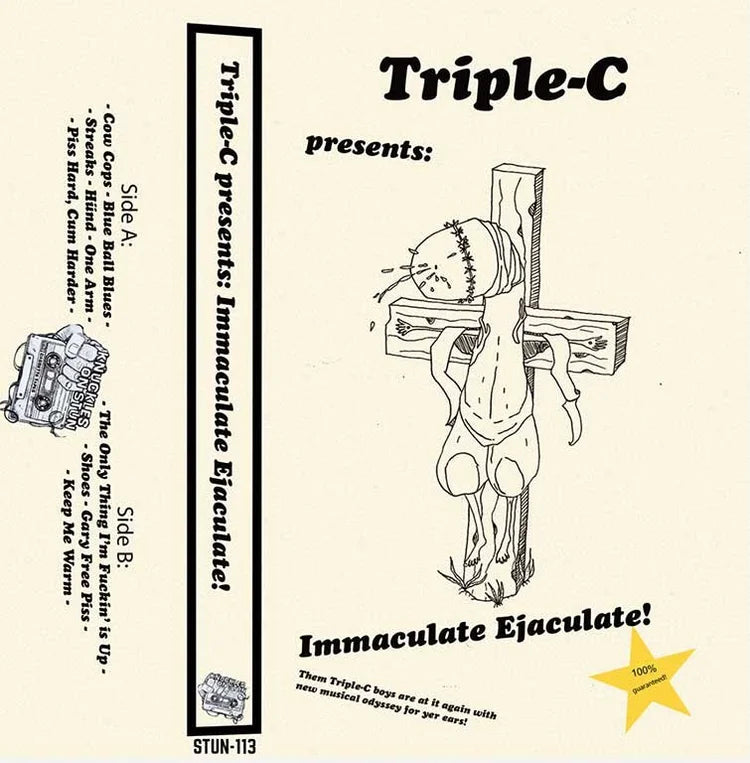 Triple-C - Immaculate Ejaculate - BRAND NEW CASSETTE TAPE