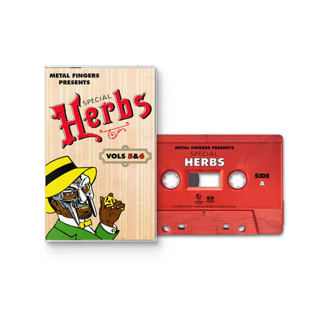 MF DOOM – Metal Fingers Presents: Special Herbs Vol.5 & 6 - BRAND NEW CASSETTE TAPE