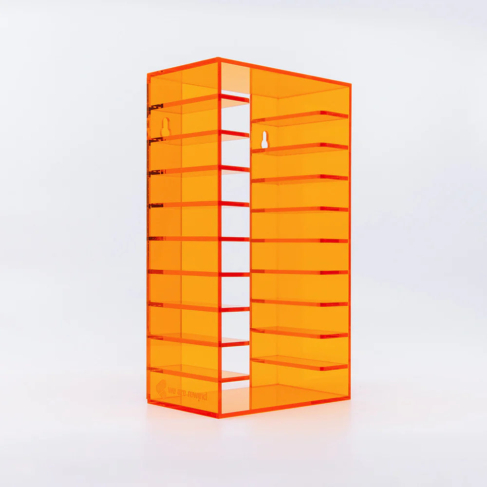 Orange Cassette Tape Rack