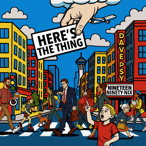DAVEPSY and NINTEEN NINETY NIX - Here's the Thing - BRAND NEW CASSETTE TAPE
