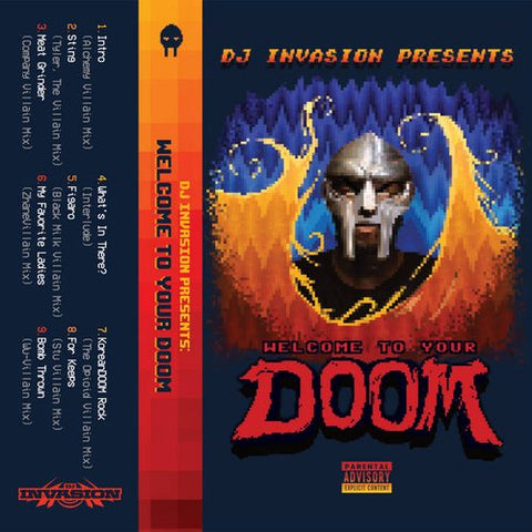 MF DOOM x DJ Invasion - Welcome To Your DOOM - BRAND NEW CASSETTE TAPE