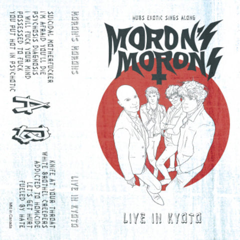 Moron's Morons - Live In Kyoto - BRAND NEW CASSETTE TAPE
