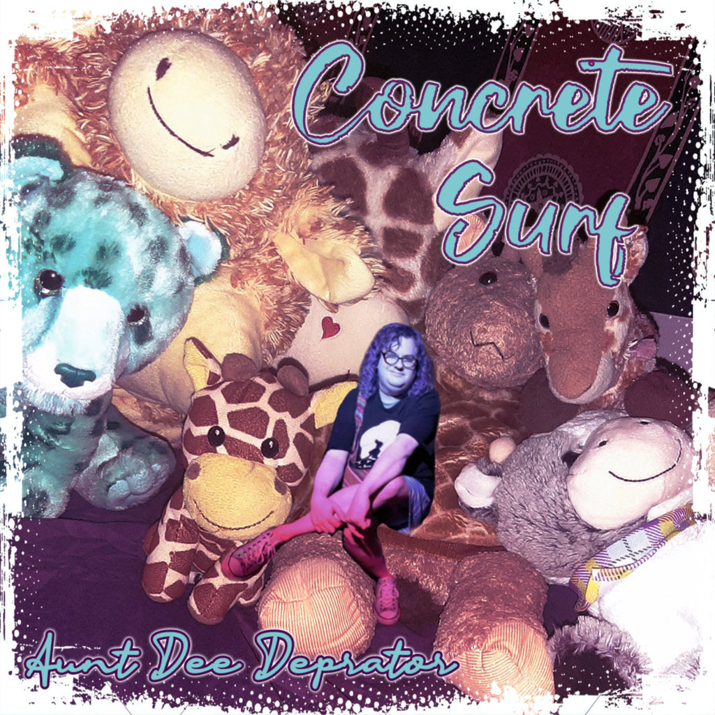 Aunt Dee - Concrete Surf EP - BRAND NEW CASSETTE TAPE