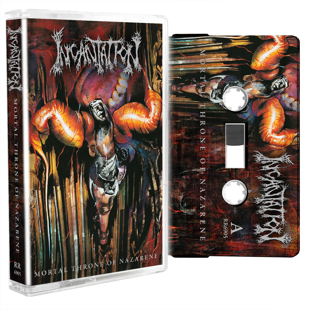 INCANTATION - Mortal Throne of Nazarene - BRAND NEW CASSETTE TAPE