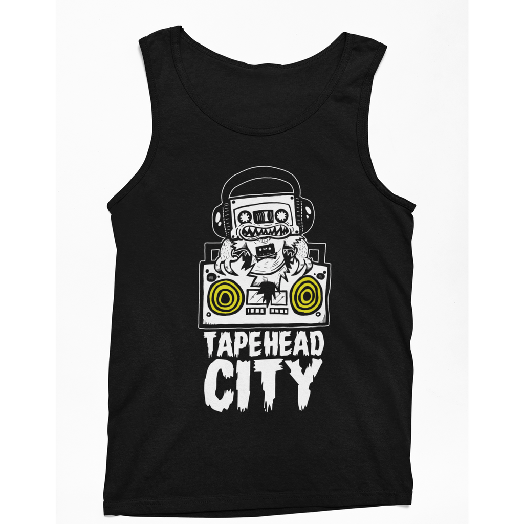 Tapehead City Black tank