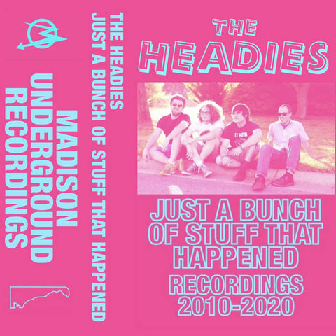 THE HEADIES - Just a Bunch of Stuff That Happened - BRAND NEW CASSETTE TAPE