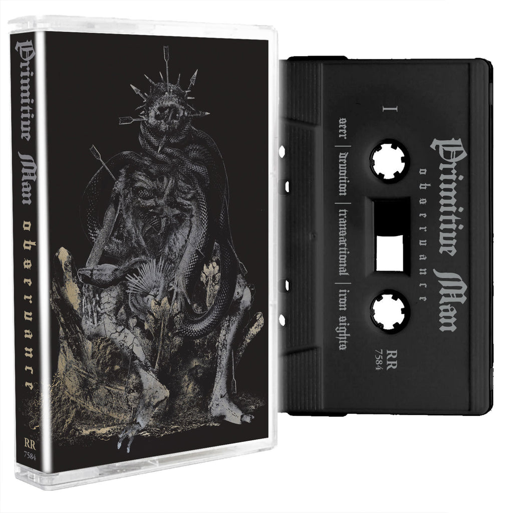 PRIMITIVE MAN - OBSERVANCE - BRAND NEW CASSETTE TAPE