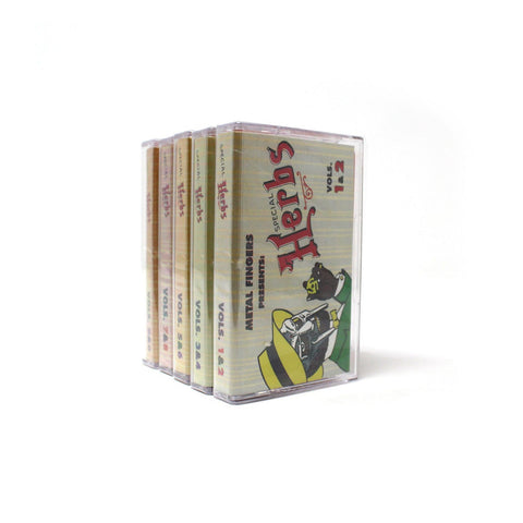 MF DOOM – Metal Fingers Presents: Special Herbs 5 tape collection - BRAND NEW CASSETTE TAPES