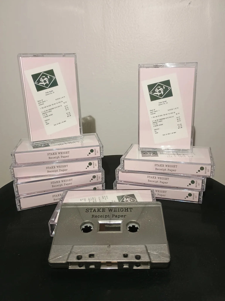 STAKE WEIGHT - Receipt Paper EP - BRAND NEW CASSETTE TAPE