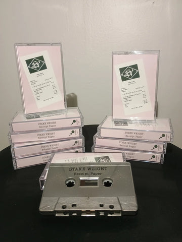 STAKE WEIGHT - Receipt Paper EP - BRAND NEW CASSETTE TAPE