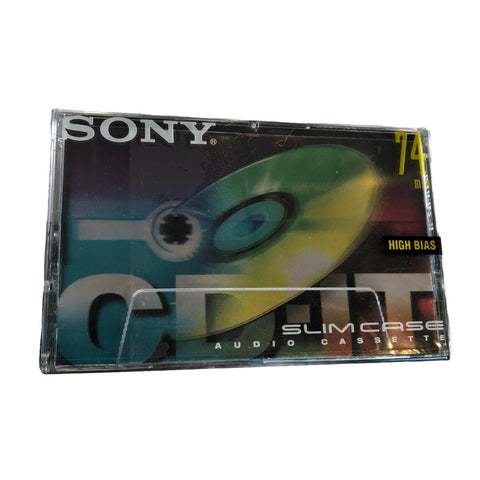 Sony CD-IT Recording 74 Min. High Bias Slim Case  type 2 - BRAND NEW CASSETTE TAPE