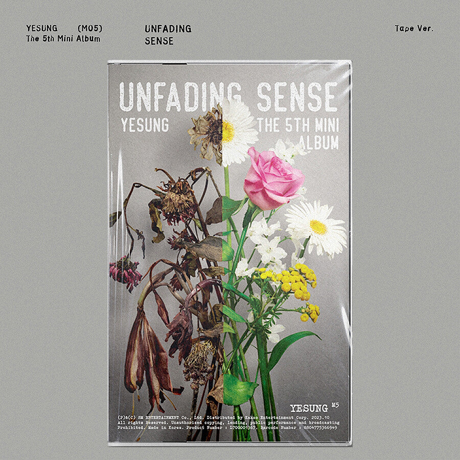 YESUNG - UNFADING SENSE 5th Mini Album  - BRAND NEW CASSETTE TAPE