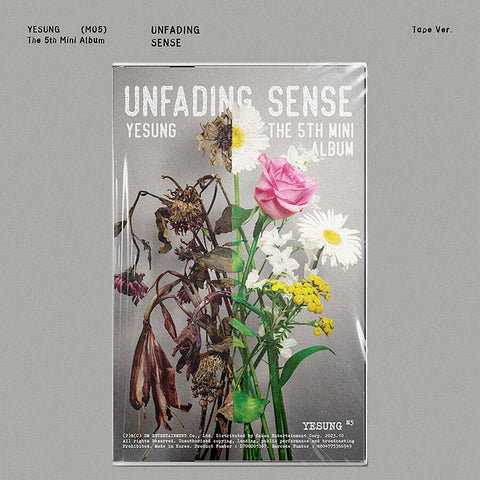 YESUNG - UNFADING SENSE 5th Mini Album  - BRAND NEW CASSETTE TAPE