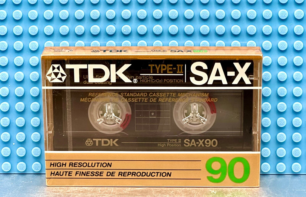 TDK SA-X 90 1987 USA TYPE II BLANK CASSETTE TAPE