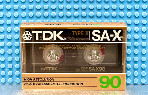 TDK SA-X 90 1987 USA TYPE II BLANK CASSETTE TAPE