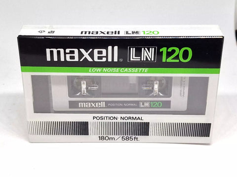 MAXELL LN 120 Blank - BRAND NEW CASSETTE TAPE