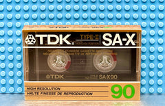 TDK SA-X 90 1987 USA TYPE II BLANK CASSETTE TAPE