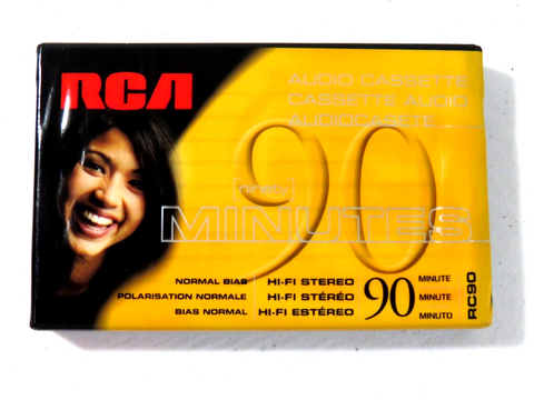 RCA 90 minute blank cassette - BRAND NEW