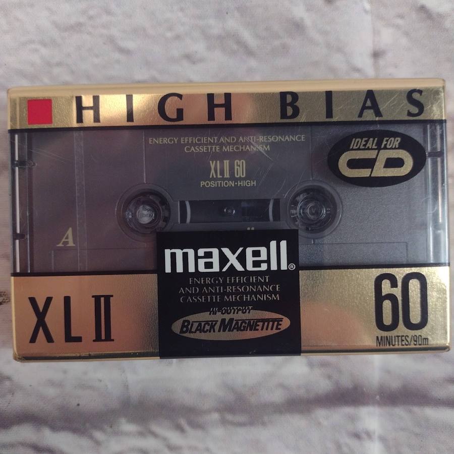 Maxell XL2 S HIGH BIAS BLACK MAGNETITE - 60 minute