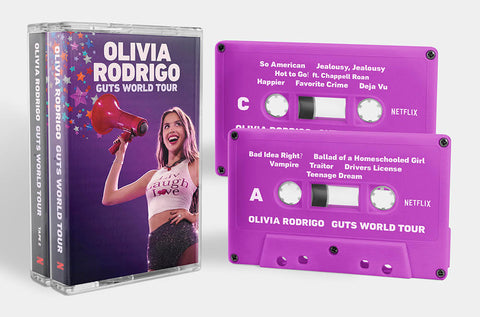 Olivia Rodrigo - GUTS World Tour (Netflix Special) [double album] - BRAND NEW CASSETTE TAPES