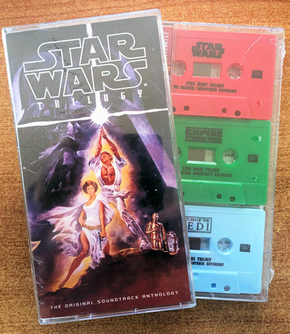 JOHN WILLIAMS: STAR WARS TRILOGY -  Soundtrack (3-Cassette Box Set) - BRAND NEW